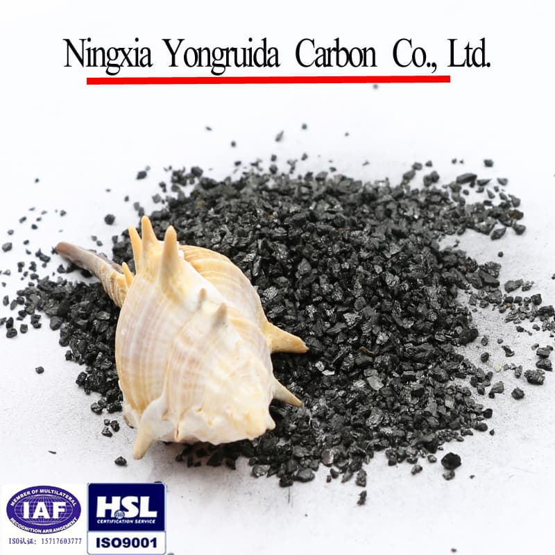 Food garde nut shell based activated carbon